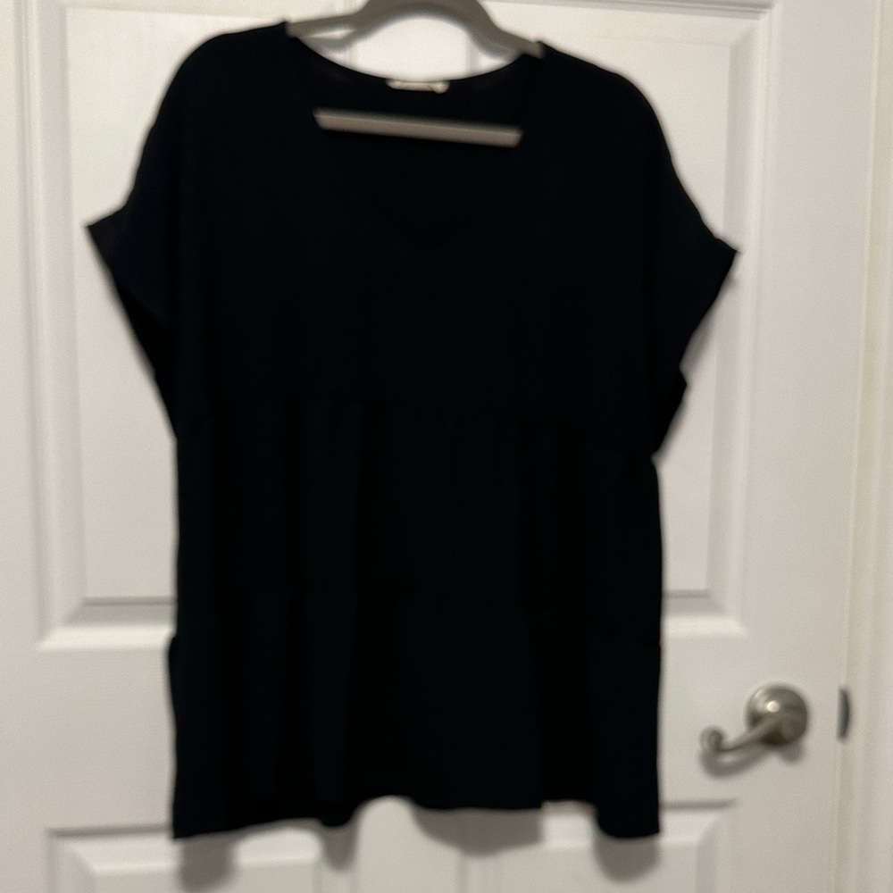 Elegant Black Women's Top